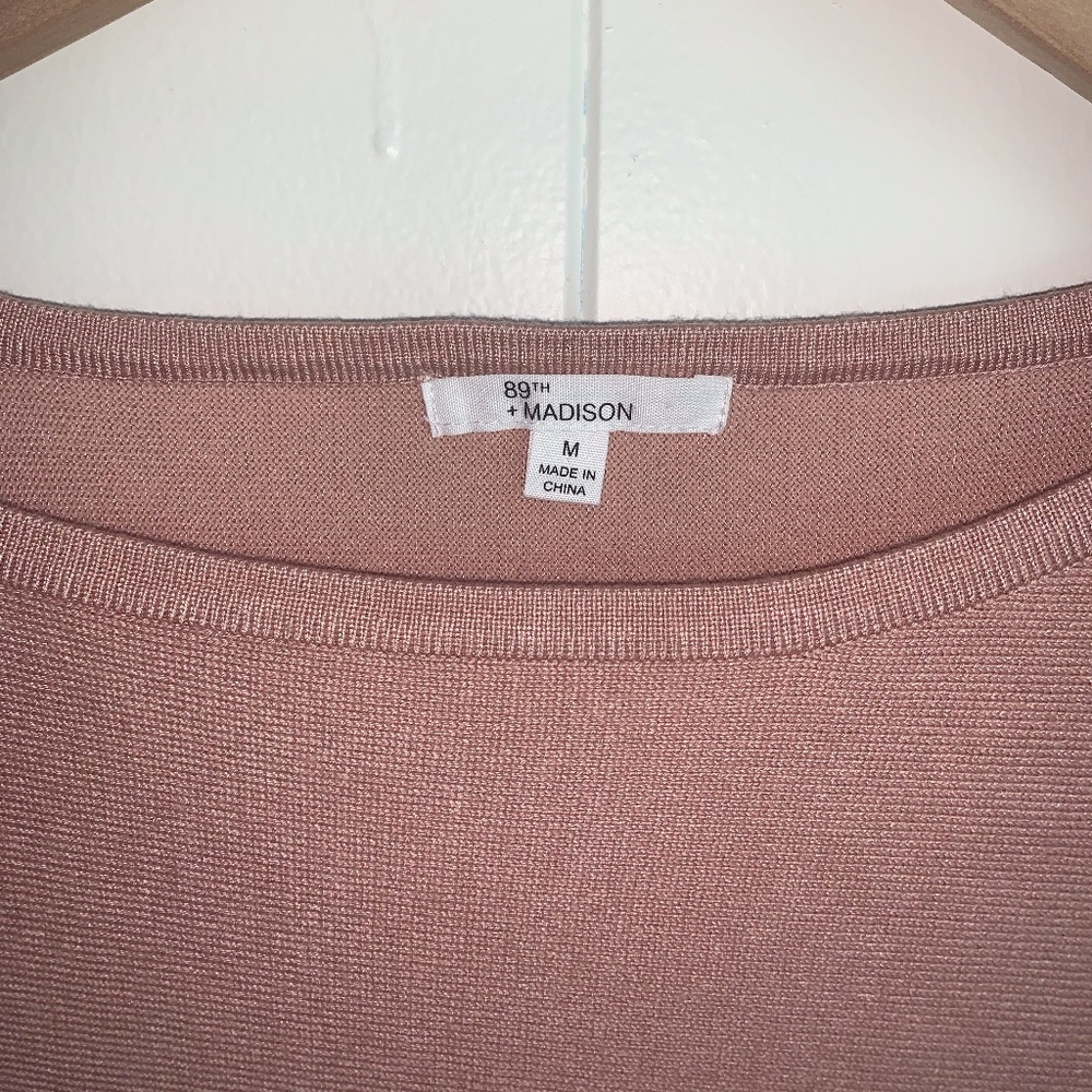 Dusty Rose Sweater - Picture 3 of 3